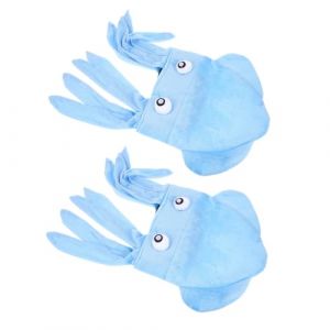 Beaupretty Chapeau de Pieuvre Cr&eacute;atif 2 Pi&egrave;ces pour Adultes et Gar&ccedil;on et D&eacute;guisement pour F&ecirc;te Festival Voyage Cosplay Accessoires de Polaire Composite (lorianca, neuf)