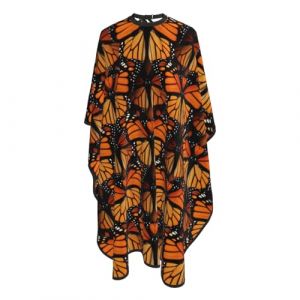 Cape De Coiffeur Oranges Monarch-Butterflies Wing Salon Capes De Coupe Antistatique Robe De Barbier Pour Unisexe Protection Du V&ecirc;tement Coiffeurs 140X168Cm (wangchendedia, neuf)