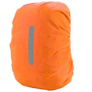 PINEPAN Housse de Pluie pour Sac à Dos, imperméable et Coupe-Vent, Bandes réfléchissantes, Protection pour Sac à Dos, Housse de sécurité Fluo, Couverture réfléchissante, Orange 45L (Pinepan, neuf)