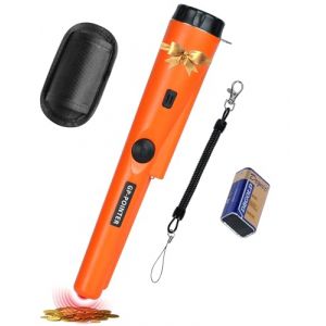 Petit d&eacute;tecteur de m&eacute;taux portable Pinpointer - D&eacute;tecteur de m&eacute;taux &eacute;tanche IP66 - D&eacute;tecteur de m&eacute;taux - Avec &eacute;tui - Pointeur de m&eacute;tal - Pour recherche d'or, bijoux, enfants - Cadeau (hefengxianpanhuiriyongpinyouxiangongsi, neuf)