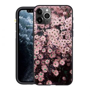 Yoedge Coque pour Huawei P Smart 2020 4G Etui en Silicone Noir avec Motif Dessin Housse de Protection Antichoc TPU Mat Ultra Fine Mince Souple Bumper Case Cover pour Huawei P Smart 2020 6,21", Fleur (Herr Dietmar, neuf)