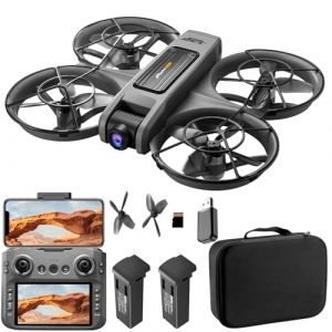 OBEST Drone avec Cam&eacute;ras, T&eacute;l&eacute;commande Moteur Sans Balais Drone avec 4,5 Pouces &eacute;cran, Jouet Volant avec Veilleuse LED, 90 &deg; R&eacute;glable Cam&eacute;ra, Carte SD, 2 Piles, Convient aux Adultes et Aux D&eacute;butant (Ying ding, neuf)
