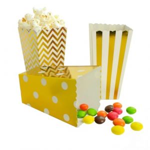 OcioDual Bo&icirc;tes &agrave; Pop-Corn, Baby Shower, bo&icirc;tes de f&ecirc;te, No&euml;l, Anniversaire, Mini bo&icirc;te de f&ecirc;te, bo&icirc;te r&eacute;tro, Pommes de Terre, p&eacute;pites, bo&icirc;tes &agrave; Bonbons pour Machine &agrave; Pop-Corn, 18 (OcioDual, neuf)