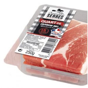 Quart de Jambon sec 15 Tranches - Origine France (jemangefrancais, neuf)