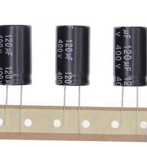 10 Pièces 400V 120UF Condensateur électrolytique en aluminium enfichable 18x30 18 * 30mm (ERIC ELECTRONICS TECHNOLOGY LIMITED, neuf)