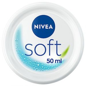 NIVEA Soft Crème de soin multi-usage hydratante 3-en-1 (1 x 50 ml), Crème visage, corps et mains pour une hydratation intense, Soin hydratant multiusage (BCPstore, neuf)