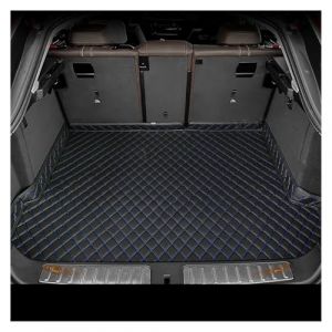 Tapis Coffre Voiture pour Peugeot 5008 7 Places 2017-2025 Tapis De Coffre 3D Personnalis&eacute; Accessoires De Voiture D&eacute;coration Int&eacute;rieure Tapis Coffre sur Mesure(Black-Blue) (CHIWANLIANGPI-EU, neuf)