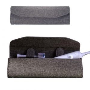 ZENT SoniQ+ &Eacute;tui Brosse &agrave; Dents &eacute;lectrique pour Voyage, Boite de Transport, Finition &eacute;l&eacute;gante, Mat&eacute;riau Solide, Compatible avec la majorit&eacute; des brosses &agrave; Dents, Gris (ZENT dental care, neuf)