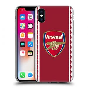 Head Case Designs sous Licence Officielle Arsenal FC Accueil Kit D'écusson 2022/23 Coque en Gel [Protection de Qualité Militaire] Compatible avec Apple iPhone X/iPhone XS (eCell, neuf)