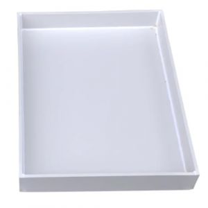 QSNYJPL Bac Plastique Rectangulaire PP, Bac a Vidange Voiture, Scell&eacute; et &Eacute;tanche, Bac de Retention pour Laboratoires, Maisons, Cuisines(40x35cm/16x14in) (QINSINONGYJPL, neuf)