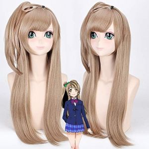 Anime Amour Live Costume Tojo Umi Koroti Eli Nico Rin Honoka Cosplay Robe + Perruque Bonbons Femme De Chambre Uniforme Lolita Robe Cosplay Costume Une Taille Perruque 2 (good stuff A, neuf)
