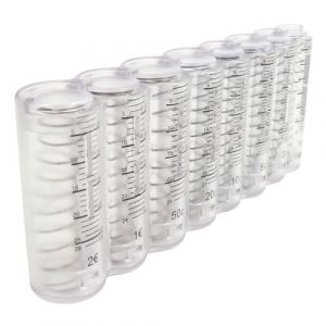 Monnayeur Distributeur de Monnaie EURO Transparent et Gradu&eacute; (de 1cts &agrave; 2 &euro;) - Monepass France (MONEPASS FRANCE, neuf)