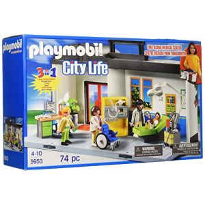 PLAYMOBIL - 5953 - Jeu de Construction - Hôpital Transportable (ErikGum, neuf)