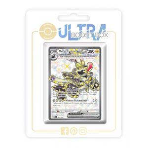 Vrombotor ex 081/064 Full Art T&eacute;racristal Secr&egrave;te - Myboost X &Eacute;carlate et Violet 6.5 Fable N&eacute;buleuse - Coffret de 10 Cartes Pok&eacute;mon Fran&ccedil;aises (My-Booster, neuf)