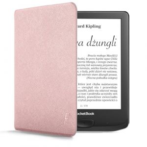 Forefront Cases Étui pour Pocketbook Touch Lux 5 et Lux 4 et HD 3 et Pocketbook Color (Colour) 2020 - Or Rose - Mince et Léger Étui, Fonction Automatique Veille/Réveil Intelligente Coque (Housse) (Forefront Cases, neuf)
