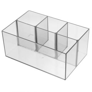 HAPINARY Organisateur de Pinceaux de Transparent &agrave; Compartiments pour Bureau Rangement Cosm&eacute;tique &Eacute;l&eacute;gant pour Table (Gan Gardner, neuf)