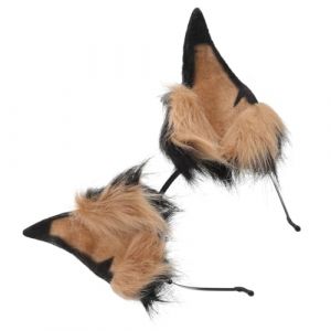minkissy Serre-t&ecirc;te Oreilles Animaux Fausse Fourrure D&eacute;guisement Pour Halloween Cosplay Adulte Coiffe Oreilles De Chien (Master Self, neuf)