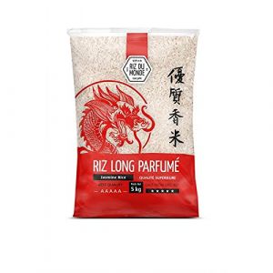 Riz du Monde - Le D&eacute;licieux Riz Blanc Parfum&eacute; Dragon - Sachet de 5Kg - Id&eacute;al pour vos recettes asiatiques - L'Unit&eacute; (ViveVers, neuf)