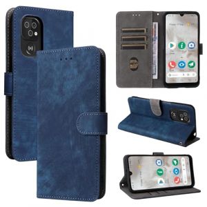 BELLA BEAR Coque Doro 8100/Doro 8200, [Technologie de Blocage RFID] Housse Portefeuille, Etui pour Doro 8100/Doro 8200 avec Fonction Stand-Bleu (BELLA BEAR, neuf)