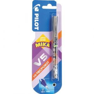 Pilot Stylo Roller Pointe Aiguille Hi-Tecpoint V5 Grip Couleur Noir Mika Limited Edition (MrPackage, neuf)
