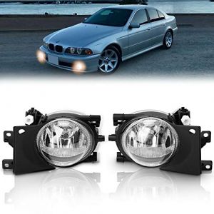 TangMiGe - Feux anti-brouillard compatibles avec BMW E39 Serie 5, 09/2000-06/2004, pour Pare-chocs Standard, 63176900222 63176900221, 1 Paire Phares antibrouillard (Claire) (LINGUOJIE, neuf)
