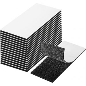 EOTW 18 Pièces Scratch Autocollant Double Face， 5 x 10cm Puissant Scotch Scratch pour La Maison Et Le Bureau Noir Amovible et Réutilisable Bande Scratch Adhésive… (XiaruiFR, neuf)