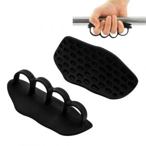 YAYNO 1 Paire Poignées d'haltérophilie Gants de Gymnastique d'Entraînement Poignées de Sport en Silicone Poignées de gym, Antidérapantes, Protection de la Paume, Poignées de Musculation (peimichen, neuf)