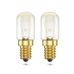 Bonlux Ampoule de Four 300 Degrés, E14 T22 Ampoule Lampe Sel Dimmable Blanc Chaud 2700K 300LM Ampoule E14 42W Pour Lampe de Sel/Ampoule Machine a Coudre/Refrigerateur/Micro-ondes AC 220-240V 2PCS (ARTGALORE, neuf)