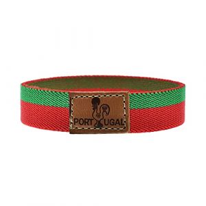 BDM Portugal Bracelet Drapeau et Coq de Barcelos, &eacute;lastique pour Les Hommes et Les Femmes. (BisuteriaDeModa, neuf)
