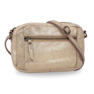 Gusti sac a main - Dominic Sac bandouliere Petit Sac bandouli&egrave;re Femme Sac &agrave; main Gold Or Cuir (Gusti Cuir, neuf)