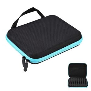 DEANKEJI 63 Compartiments Rangement Vernis a Ongle, Malette Rangement pour Flacons D'huiles Essentielles 1-3ml, Rangement Parfum Permet de Ranger Les Flacons D'huiles Essentielles (DEANKEJI, neuf)