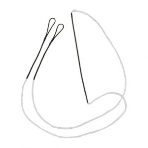 DOKRIN Cordes d'arcs de tir &agrave; l'arc,Une corde d'arc recourb&eacute; blanche, corde d'arc recourb&eacute; de 66 pouces, corde de rechange longue, adapt&eacute;e &agrave; l'&eacute;quipement de tir &agrave; l'arc g&eacute;n&eacute;ral. (IOANA BEST CLOTHES, neuf)