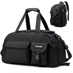 Suweir Grand sac de voyage pour femmes et hommes 65L Sac de sport avec compartiment &agrave; chaussures et compartiment humide-sec Sac de voyage grande capacit&eacute; Sac de natation Sac de nuit pour voyage, sport (Melone-EU, neuf)