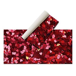 Tapis Vinyle hydraulique – Tapis de Cuisine – Tapis de Bain – Tapis de Salle à Manger antidérapant – Tapis Adaptable – Tapis pour Enfant – Caoutchouc éponge et Sol PVC… (80 x 40 cm, Coeurs) (Nivell Publicitari, neuf)