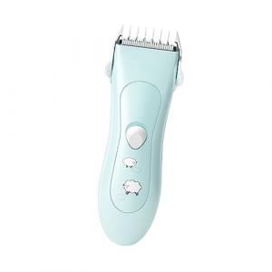 WRITWAA Tondeuse À Cheveux Pour Bébé Tondeuse Douce Et Silencieuse Pour Enfants Sans Fil Rechargeable Accessoires De Coiffure Tondeuse Électrique Bleue (Saieli, neuf)