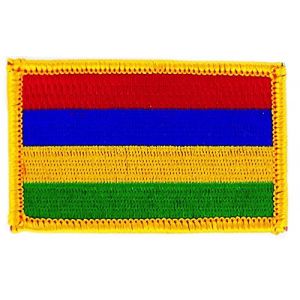 Akachafactory Patch &eacute;cusson brod&eacute; Drapeau ile Maurice mauricien Flag thermocollant Backpack (Akachafactory, neuf)