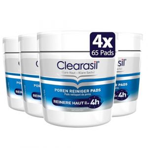 Clearasil Lot de 4 tampons nettoyants 5 en 1 65 Ultra (iDealOn, neuf)