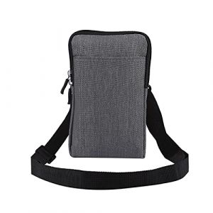 &Eacute;tui de Ceinture pour Telephone Portable, Homme Sac Bandouli&egrave;re pour T&eacute;l&eacute;phone, Multiples Pochette Ceinture Smartphone Sac de Taille Voyage Homme Porte-Monnaie Coque Sac de Messager Sac Port&eacute; &Eacute;paule (Cenrent, neuf)