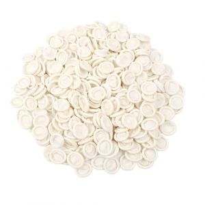 NIYATA 100Pcs Doigtier Silicone pour Doigt,Protege Doigt Silicone,Doigtiers Roul&eacute;s en Latex,6.5CM Protege Doigt Antid&eacute;rapant,Prot&egrave;ge Doigt M&eacute;dical,R&eacute;sistant &agrave; l'eau et &agrave; l'huile (ChongQingYiXiShangKeJi, neuf)