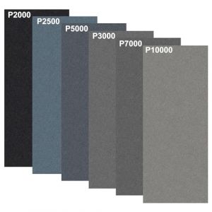 36 Pi&egrave;ces Papier de Verre &agrave; Polir Feuille Abrasive Papier Poncage Abrasif 23 X 9.3 cm, Papier a Poncer a L'eau 2000 2500 3000 5000 7000 10000 Grain Gros Fin Sec Ou &agrave; Eau pour Meuleuse, Carrosserie (hangzhouzhongkeshangdian, neuf)