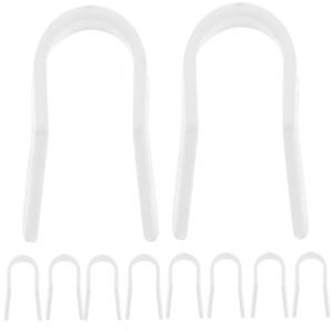 Mobestech Lot de 10 Pinces Correctrices de Forme du Nez en Plastique Support en U pour Affiner et Redresser L'Ar&ecirc;te Nasale Accessoire de Beaut&eacute; Pratique Usage Quotidien et Photo (Cash Liu, neuf)