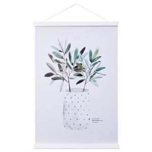 Ywlake B3 Cadre Photo Magn&eacute;tique 35 cm, Cadre Poster Porte Affiches 35x40 35x60 Aimant&eacute; en Bois Naturel pour Affiche Cadre Magnetique Cadre Affiche Cadre Suspendu (35cm, Blanc) (Novasea TD, neuf)