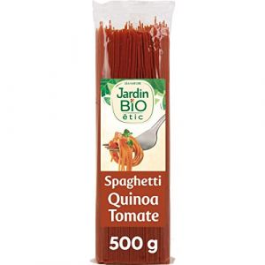 Lot de 3 unit&eacute;s *** JARDIN BIO ETIC Spaghetti au quinoa et tomate fabrication Fran&ccedil;ais (La Famille &agrave; Table! - LF&agrave;T!, neuf)