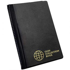 Uncle Paul Album de Collection de pi&egrave;ces de Monnaie 60 Poches - 4,5x4,5 cm/1,8x1,8 Pouces Porte-Monnaie Livre Album de Stockage d'argent Penny Pocket pour collectionneurs Noir CS0106BK (Uncle Paul Direct, neuf)