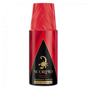 Scorpio - Eau De Toilette Déodorant Atomiseur Rouge 150Ml - Lot De 4 - livraison offerte (Terminus MZS, neuf)