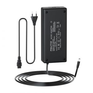 PAUTIX 24V 6.25A Adaptateur d'alimentation, AC 100-240V vers DC 24V Driver Converter Transformer 150W 5,5 mm x 2,1 mm DC Output Jack pour Ruban LED, syst&egrave;me de s&eacute;curit&eacute; CCTV (Apovenus, neuf)