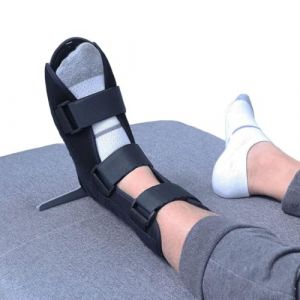 IBLUELOVER Attelle de Cheville Attelle Stabilisatrice de Cheville Fixation Pied Cheville Orthèse de Cheville Forme T Attelle de Nuit Support de Cheville Réglable pour Fracture Fasciite Plantaire (IBlueloveruk, neuf)