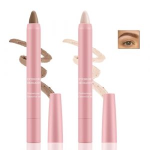 Boobeen Highbrow Highlighter, Crayon &agrave; sourcils et Highlighter Combo, Highlighter &agrave; sourcils bicolore, Stylo &agrave; sourcils illuminateur cr&eacute;meux, cr&eacute;e des sourcils d'apparence naturelle (Boobeen, neuf)