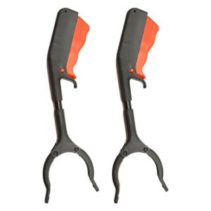 2Pièces Pince Ramasse Objet,Dechet Préhension de Ramassage Des a Déchets,Frutales Se Les Objets en Télescopique Outils,Ramasser Attrape Baisser Outil,Feuille Herbe Grabber,pour Tout Ramasse-Déchets (CARTOLOGY DIRECT S.R.L., neuf)
