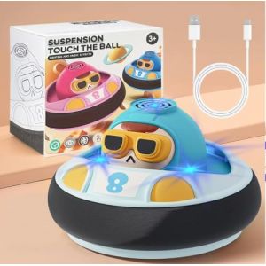 AUTTOYS Ballon de Foot A&eacute;roglisseur avec Musique, Ballon de Foot avec LED, Air Power Football Enfant Jouet, Jeux Int&eacute;rieur Ext&eacute;rieur Enfants Jouet Enfant 2 3 4 Ans (YOYATOY, neuf)